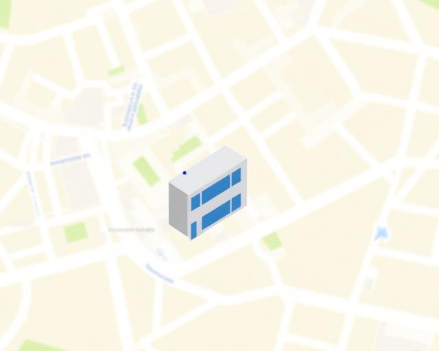Mappa della sede Gestione Alberghiera Italiana a Milano